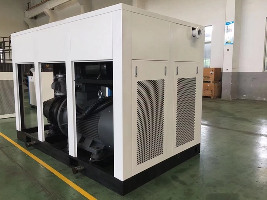 0.7Mpa-1.3Mpa二重段階の空気圧縮機100HP 15.5-10.2 M3/Min